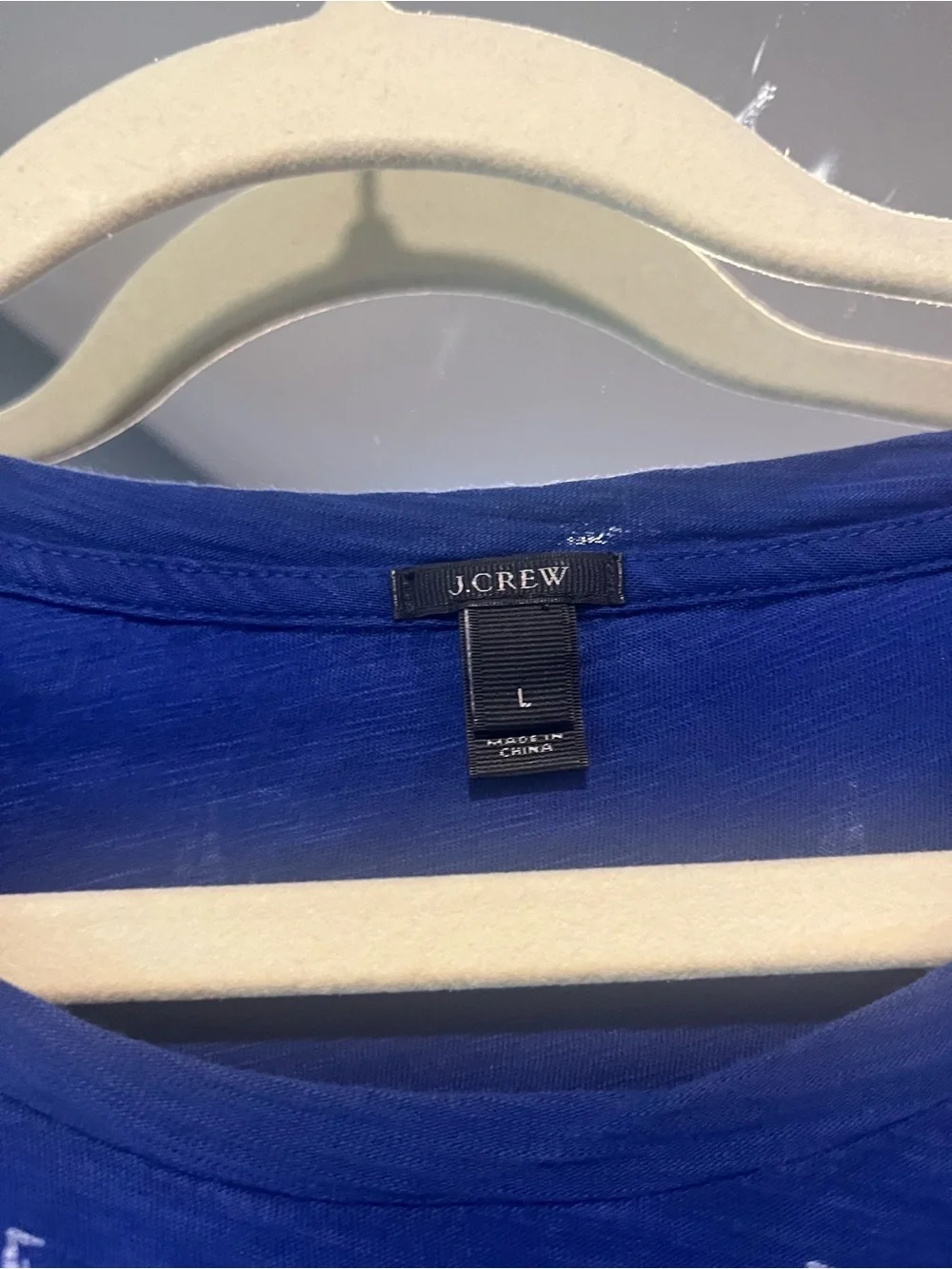 J. Crew Royal Blue Crewneck Tee